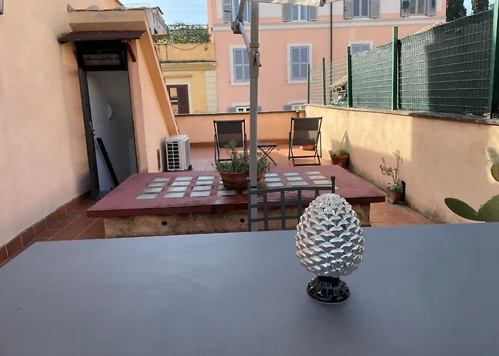 דירה A Romantic Terrace In Colosseum